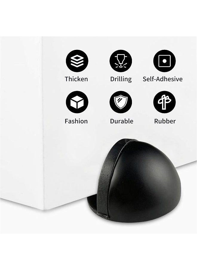 Generic Door Stopper, Half Dome Floor Mount Drilling and Self-Adhesive Door Stop, to Protect Wall Door Cupboards  - Image 5