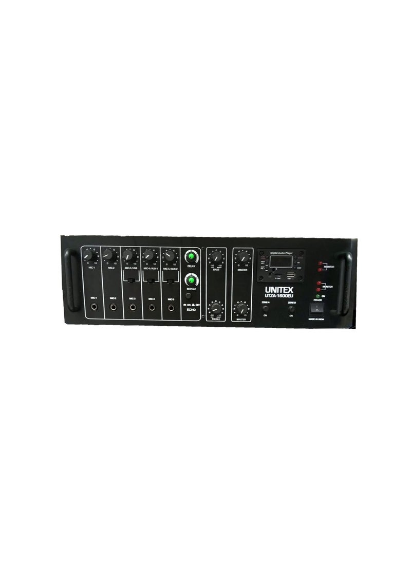 UniTex - UTZA-1600EU Amplifier-Balck - Image 1