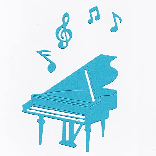 AHTOLS Piano Cutting Dies,Music Note Die Cuts Metal Embossing Stencils Template Mould for Card Scrapbooking and DIY Craft Album Paper Card Decor - Image 5