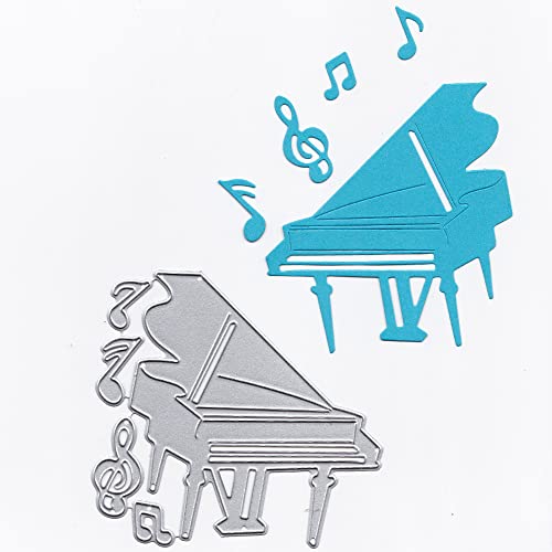 AHTOLS Piano Cutting Dies,Music Note Die Cuts Metal Embossing Stencils Template Mould for Card Scrapbooking and DIY Craft Album Paper Card Decor - Image 4