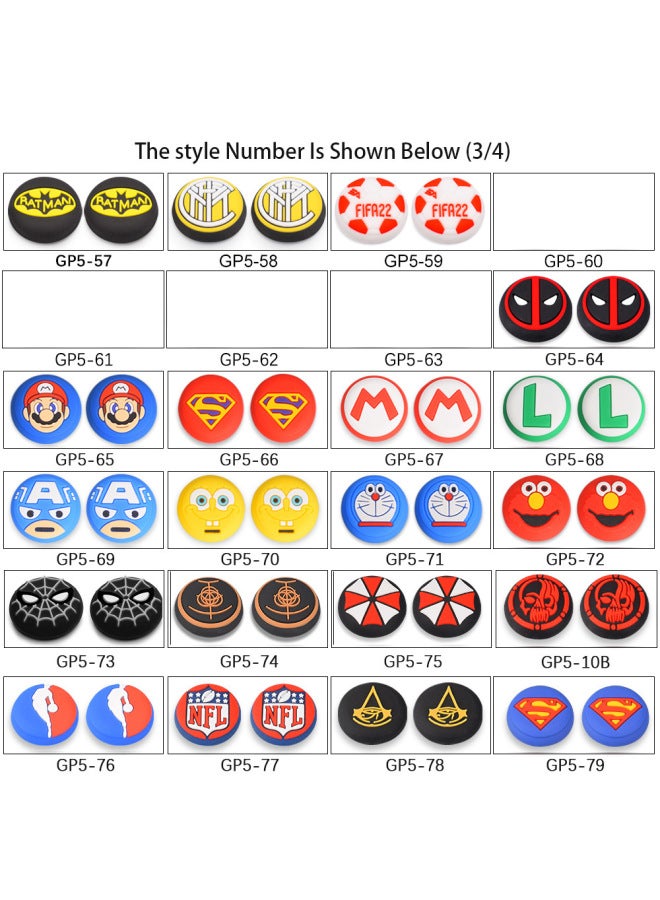 Skin-friendly Hand Feeling PS4/PS5 Handle Rocker Cap PS5 Silicone Cap PS5 Cartoon Button Cap Silicone Protective Cap-Product Color:Gp5-4-105 Hose - Image 5