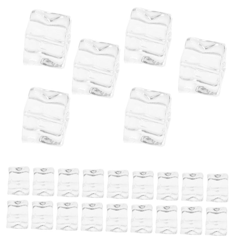 Reusable Realistic Faux Ice Cubes 200Pcs Irregular Shape For Drinks Party Decorations Photography Props - Image 2