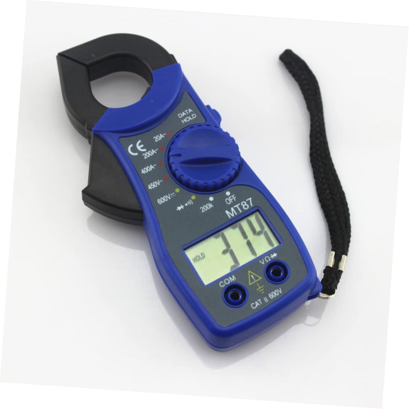 Blue Mini Digital Clamp Multitester High Sensitivity Voltage Measurement Off Warning Diode Testing - Image 4