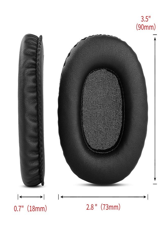 YDYBZB Replacement Earpads Ear Pads Cushions Cups Cover Compatible with Marshall Monitor Over-Ear Stereo Headphones (Black(1)) - Image 2