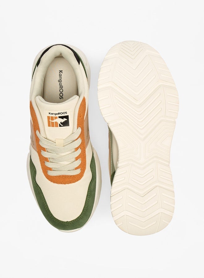 kangaROOS Women's Panelled Sneakers with Lace-Up Closure - Image 4