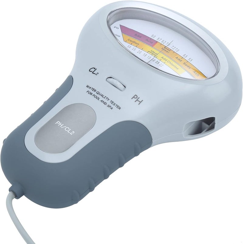 [Ship within Saudi Arabia] Portable PH and Meter for Swimming Pool Water Quality Monitoring - Electrical Water Tester for Routine PH and CL2 Level Measurement in Spas and Water Sources - Compact Design New seasonal launch Heat resistant design Quick delivery Riyadh Jeddah Irresistible price Super practical Indoor & outdoor usable Fast delivery to major cities 5-star rated item Super fine craft Just landed in store Meet daily life needs Ideal for various demands Thousands bought This year new model Recommended by Saudi locals Limited edition Cost-effective pick Easy for adults & kids Daily hot sale Excellent buyer feedback High popularity pick Stock running out quickly One-time only offer Rare in stock - Image 3