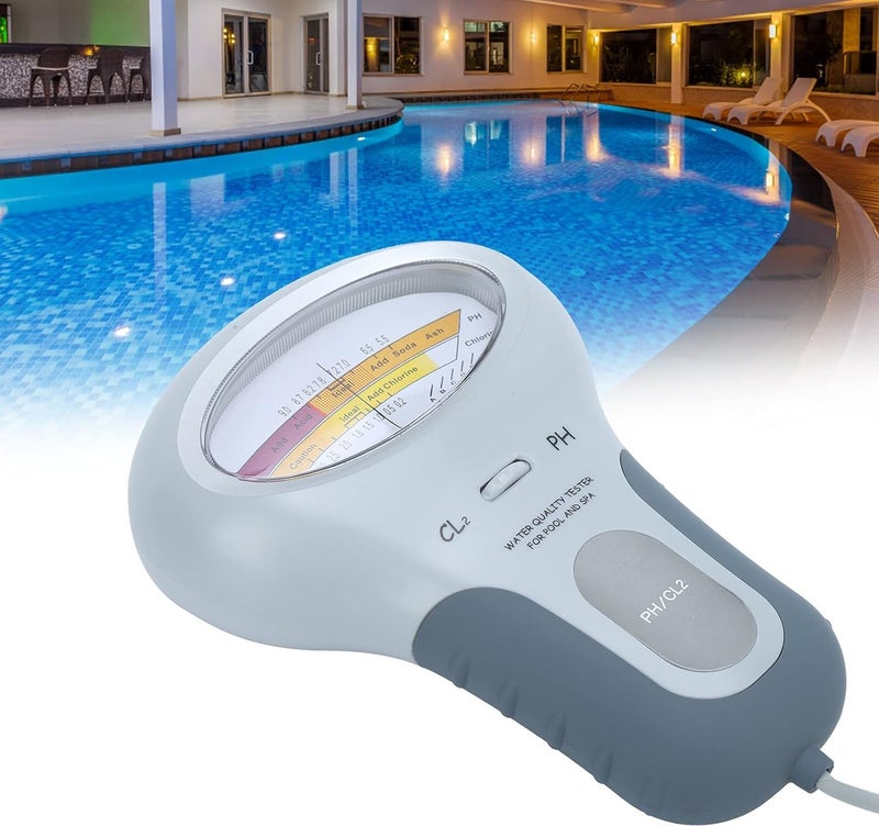 [Ship within Saudi Arabia] Portable PH and Meter for Swimming Pool Water Quality Monitoring - Electrical Water Tester for Routine PH and CL2 Level Measurement in Spas and Water Sources - Compact Design New seasonal launch Heat resistant design Quick delivery Riyadh Jeddah Irresistible price Super practical Indoor & outdoor usable Fast delivery to major cities 5-star rated item Super fine craft Just landed in store Meet daily life needs Ideal for various demands Thousands bought This year new model Recommended by Saudi locals Limited edition Cost-effective pick Easy for adults & kids Daily hot sale Excellent buyer feedback High popularity pick Stock running out quickly One-time only offer Rare in stock - Image 5