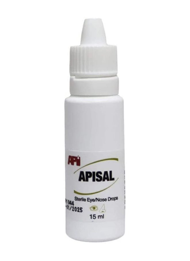 API - قطرات معقمة للعين والأنف، 15 مل - Image 1