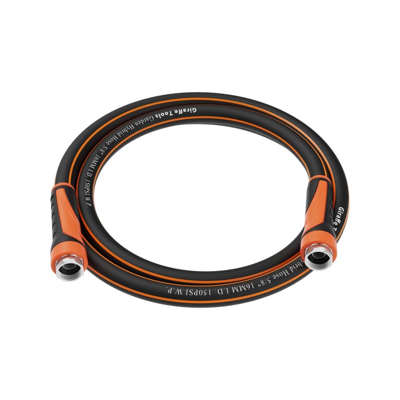 Giraffe Tools Garden Hose 58 Water Hose Heavy Duty Flexible Lightweight Hybrid Hose with Swivel Handle 5ft Female to Female Fittings Burst 600 PSI Short Leader Hose - Image 2