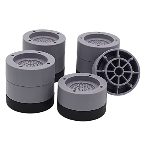HANIHUA Furniture Risers 2 inch (Set of 4) Round Bed Risers Heavy Duty 1 inch 3inch, Adjustable Bed Lifts Riser for Desk, Table, Sofa, Chair Supports Up to 1,300 lbs - Image 1