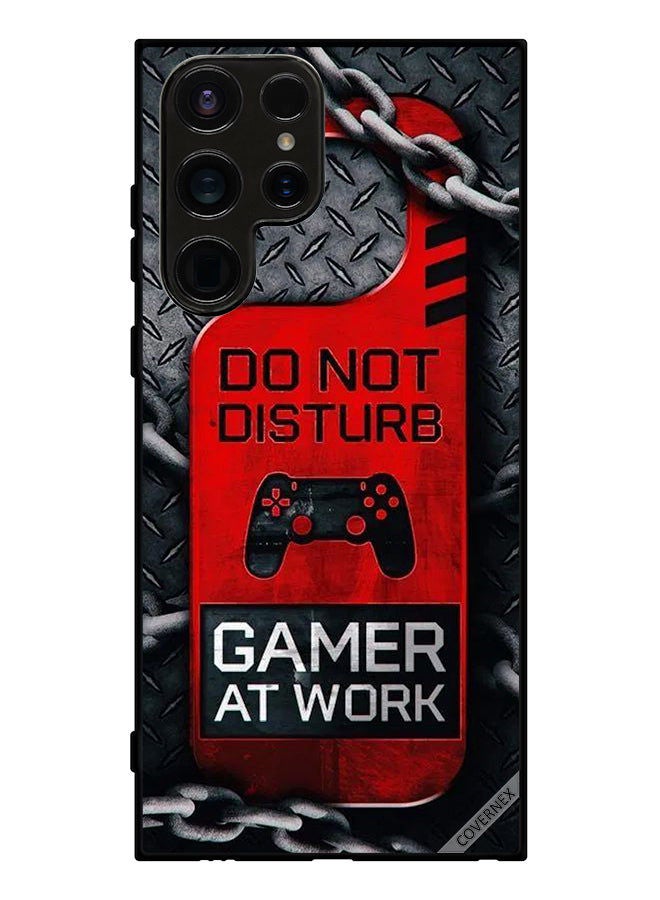Covernex Protective Case Cover For Samsung Galaxy S23 Ultra Gamer At Work Wallpaper - Image 1