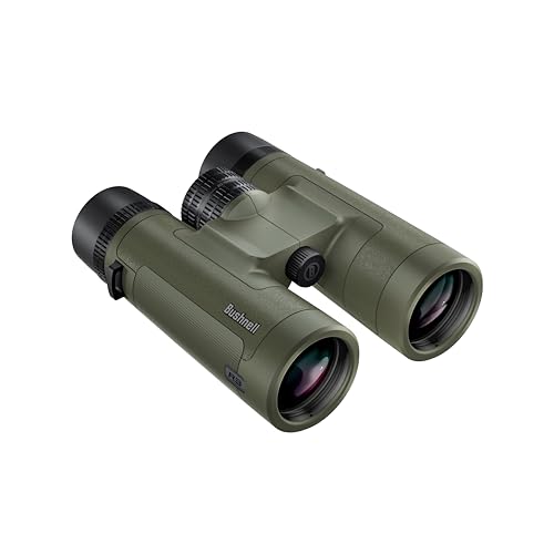 Bushnell R3 10x42 Binoculars with Vault Lite Bino Chest Harness, HD Optical System, Fully Multi-Coated Lenses, EXO Barrier, IPX7 Waterproof - Binoculars for Bird Watching and Wildlife Observation - Image 1
