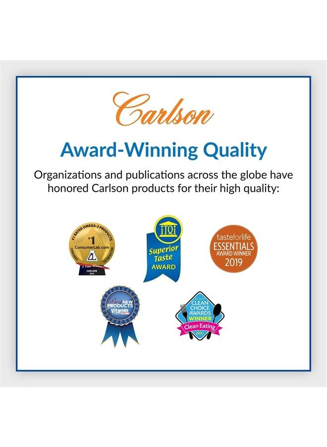 Carlson Healthy Mood 5-HTP Elite, 100 mg, Healthy Mood & Promotes Relaxation, Raspberry, 60 Tablets - Image 4