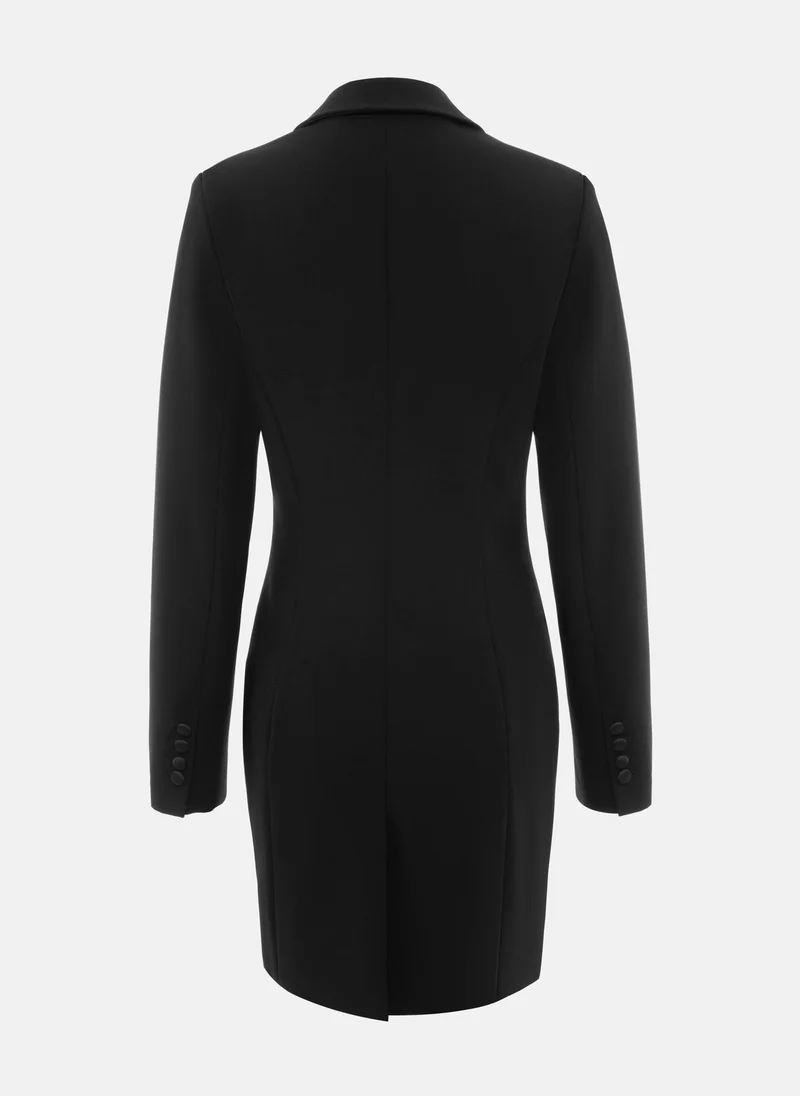 Lichi Blazer mini dress with rhinestone-embellished pockets