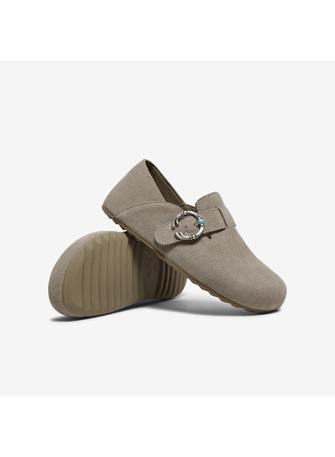 Tata Autumn Mall Style Birkenstock Women's Fashion Casual Shoes Gray Size 36 - Image 3