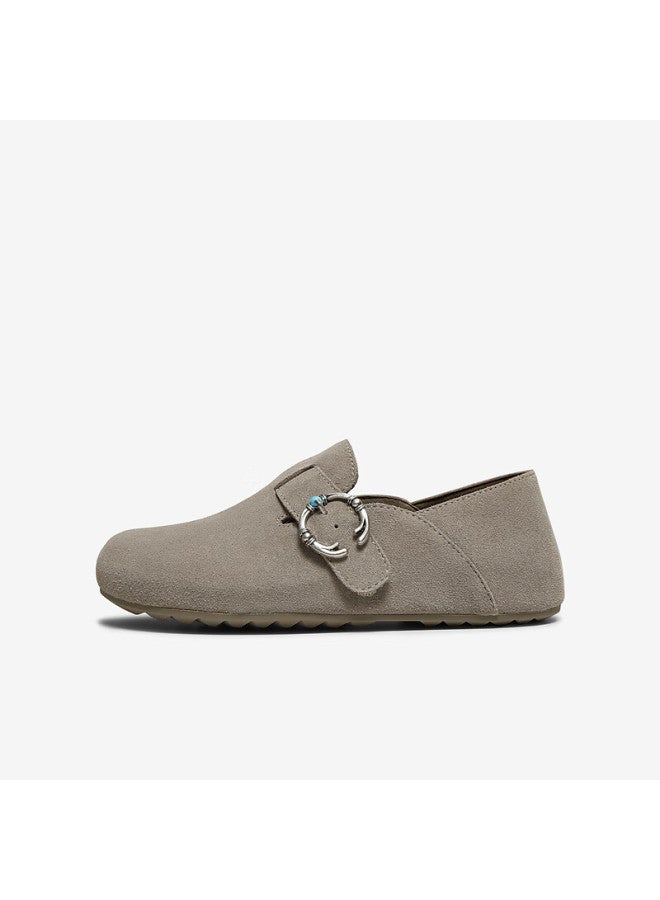 Tata Autumn Mall Style Birkenstock Women's Fashion Casual Shoes Gray Size 36 - Image 1