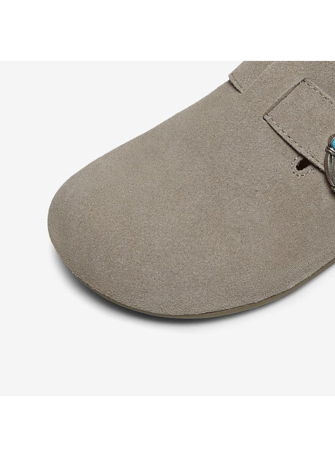 Tata Autumn Mall Style Birkenstock Women's Fashion Casual Shoes Gray Size 36 - Image 4