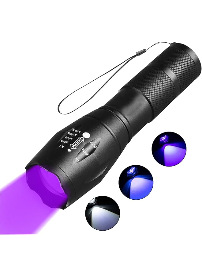 PROMASS promass Rechargeable Black Light UV Flashlights,395 nm LED Flashlight,Black Light Mini Torch,3-in-1 Portable Handheld Flashlights for Pet Urine Detector Scorpion, Resin Curing, Bed Bug, Nails  - Image 1