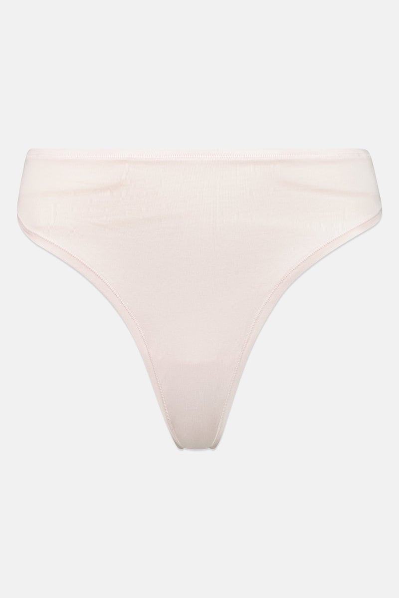 Rene Rofe Women 5 Pieces Plain Thong Panties, Multicolor - Image 5