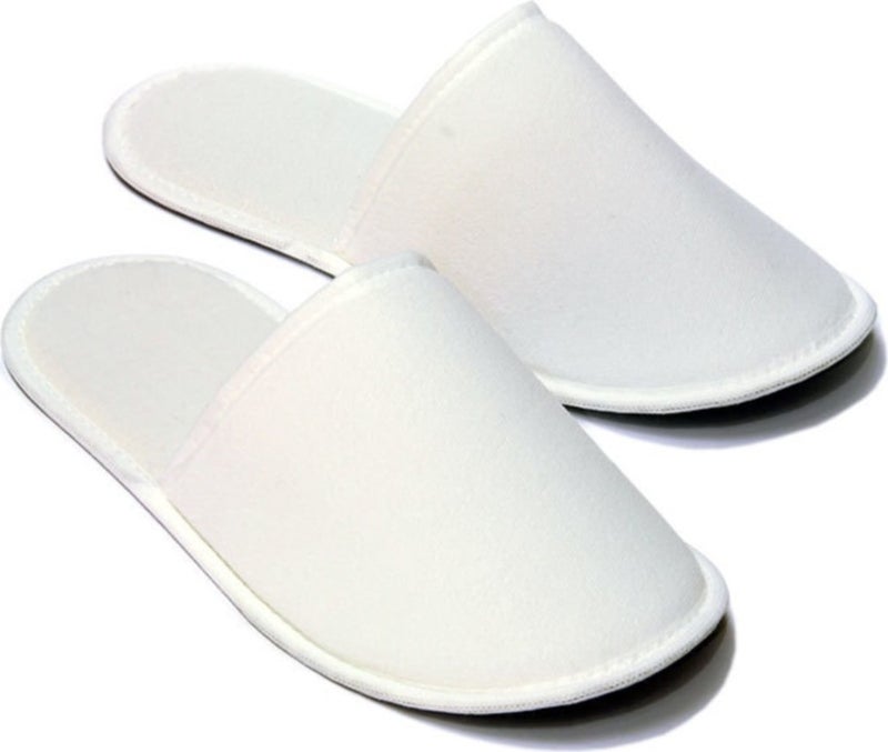 Clean Stoff Disposable Polyester Webbing Slippers Hotel Slippers Eva Slippers 10 Pairs - Image 1