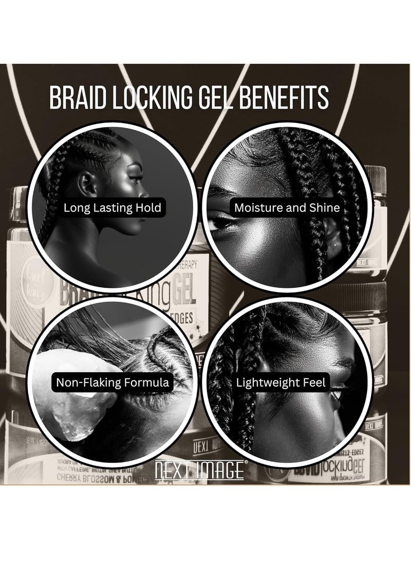 NEXT IMAGE - Braid Locking Gel Super Hold [Rice Water] - Image 4