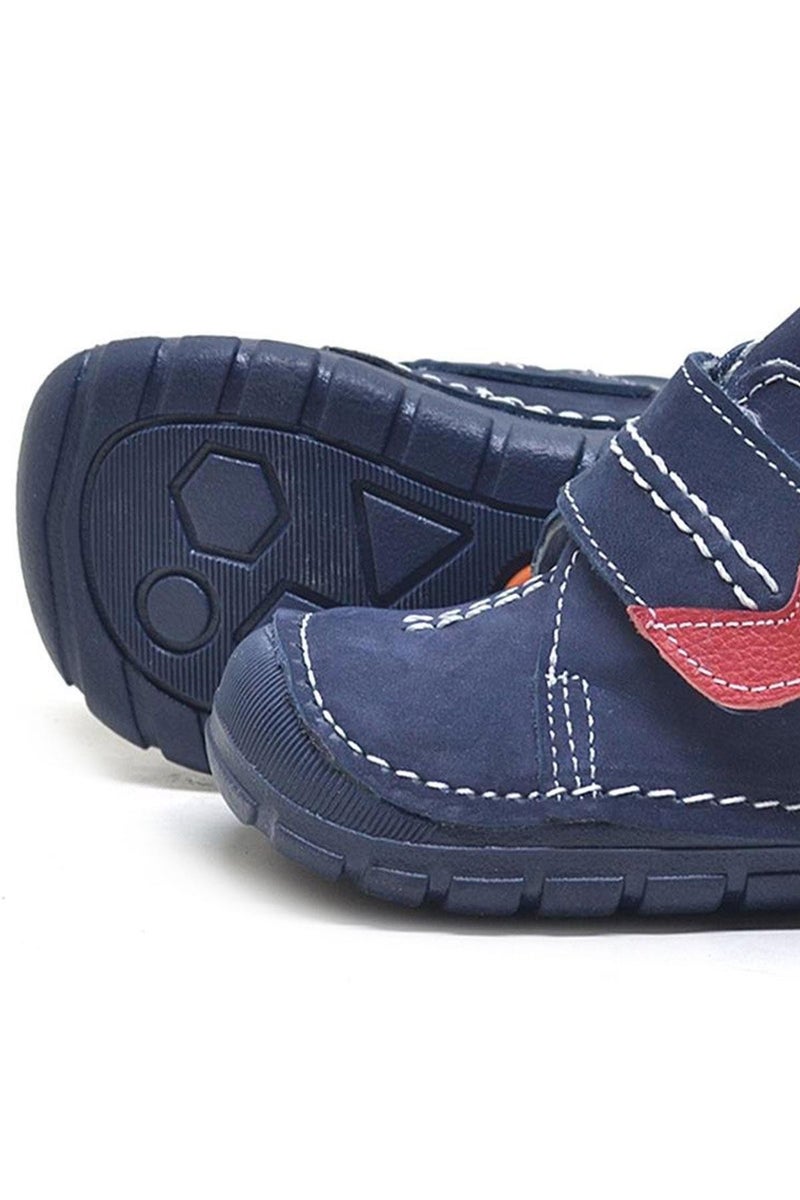 Rakerplus First Step unisex children's shoes from Raker Plus Popeye, made of genuine leather, in dark blue - Image 5