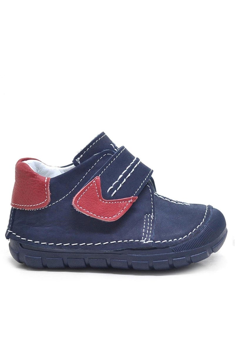 Rakerplus First Step unisex children's shoes from Raker Plus Popeye, made of genuine leather, in dark blue - Image 3