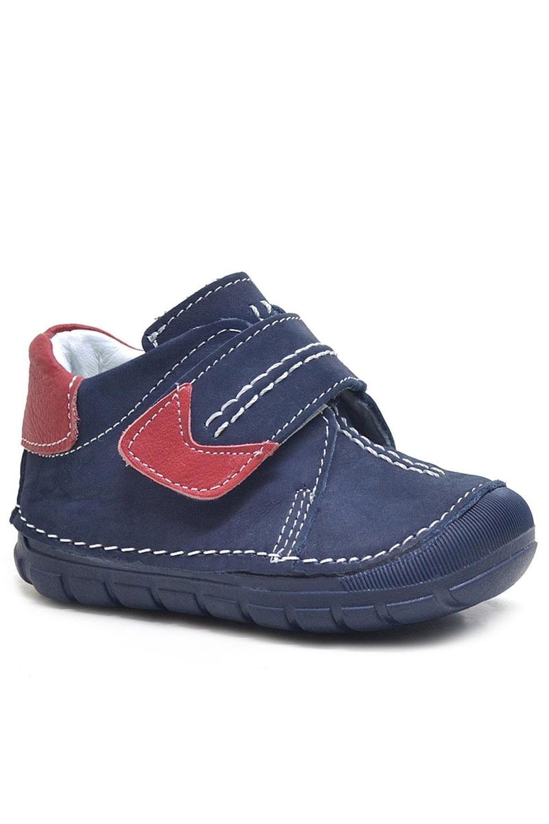 Rakerplus First Step unisex children's shoes from Raker Plus Popeye, made of genuine leather, in dark blue - Image 2
