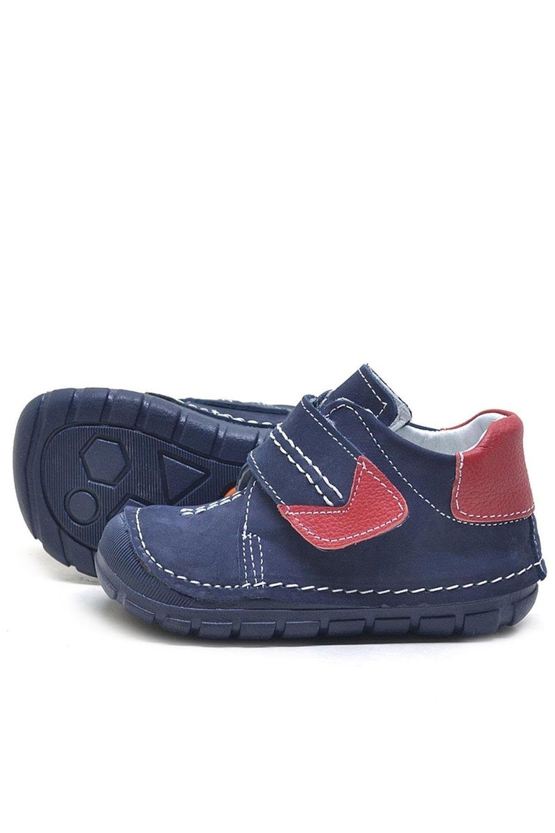 Rakerplus First Step unisex children's shoes from Raker Plus Popeye, made of genuine leather, in dark blue - Image 4