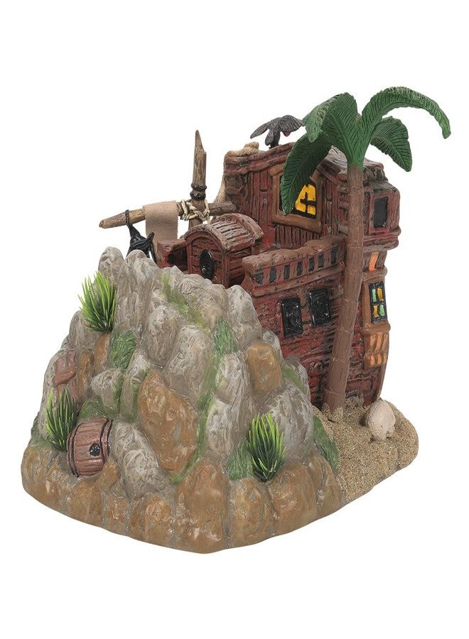 Department 56 Snow Village Halloween Pirate Haven Hideaway Lit Building, 6.3 Inch, Multicolor - Image 3