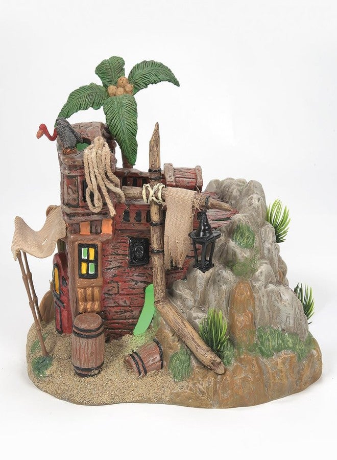 Department 56 Snow Village Halloween Pirate Haven Hideaway Lit Building, 6.3 Inch, Multicolor - Image 5