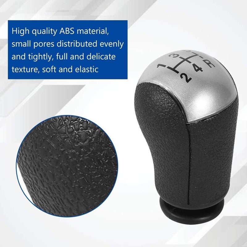 cheekyglo Shift Knob, Car 5 Speed Shifter Knob Compatible for Focus Mondeo MK3 Mustang S-MAX Galaxy (Color : Gray) - Image 4