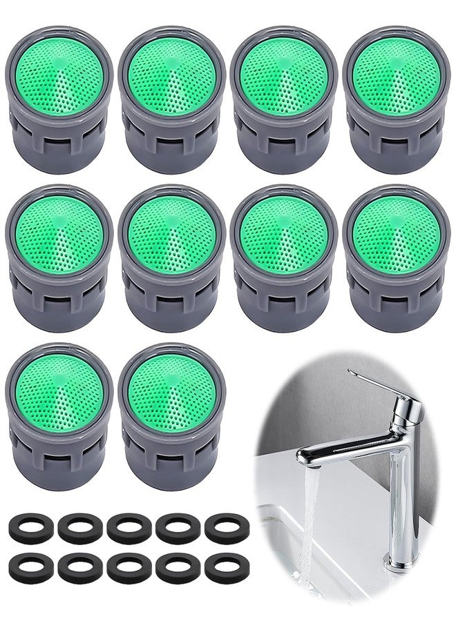TARINI 10Pcs Tap Filter Nozzle, Water Tap Nozzle, Tap Aerator, Tap Anti-Splash Filter Nozzles with Sealing Gaskets, Universal Replacement for Kitchen Bathroom Cold Hot Water Taps - Image 1