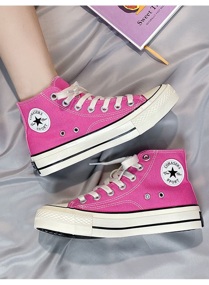 CONASERS Classic High Top Sneaker Pink  - Image 2