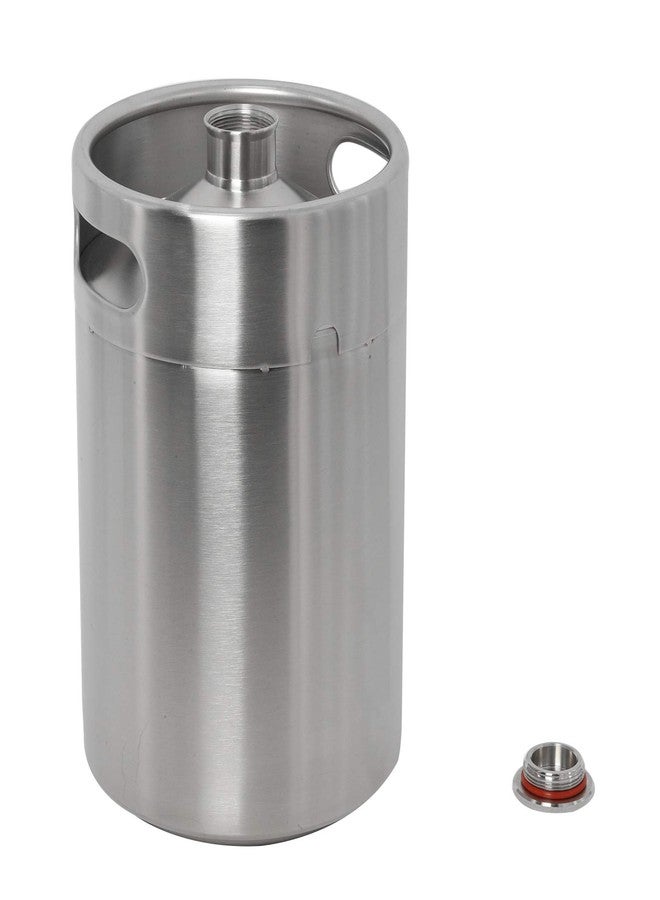 LuckyHigh برميل بيرة LuckyHigh سعة 5 لترات (170 أونصة) مصنوع من الفولاذ المقاوم للصدأ 304، زجاجة بيرة محمولة للاستخدام المنزلي - Image 5