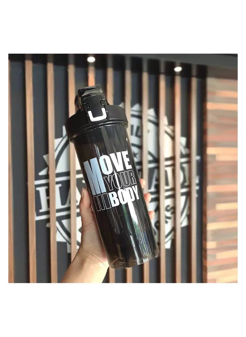 Generic - 800ml Sports Shaker Bottle Made of High Quality Plastic OM - Image 1