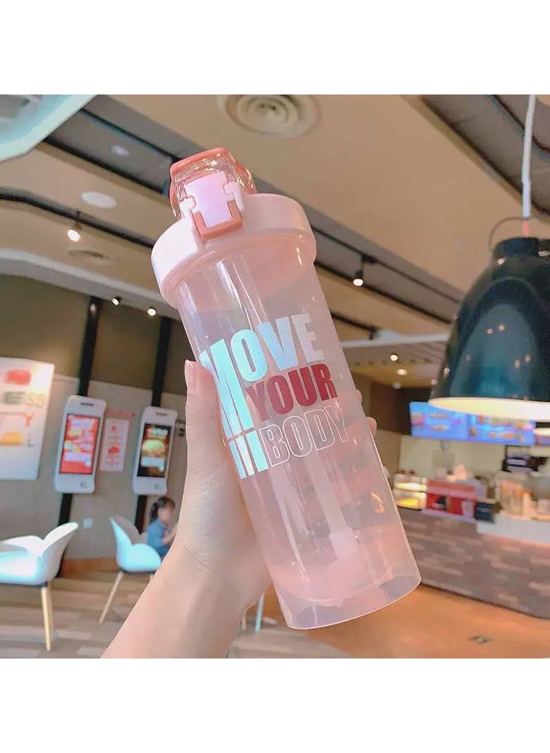 Generic - 800ml Sports Shaker Bottle Made of High Quality Plastic OM - Image 1