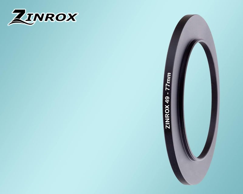 ZINROX ® 49-77mm Step Up Lens Filter Adapter Ring, Set of 1 Piece - Size :- 49mm to 77mm Stepping Ring - Image 4