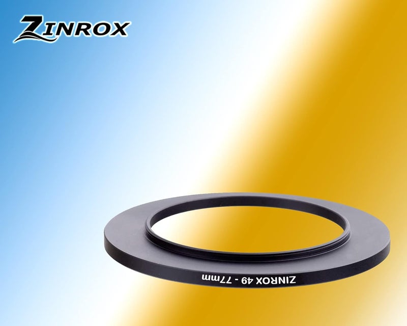 ZINROX ® 49-77mm Step Up Lens Filter Adapter Ring, Set of 1 Piece - Size :- 49mm to 77mm Stepping Ring - Image 5