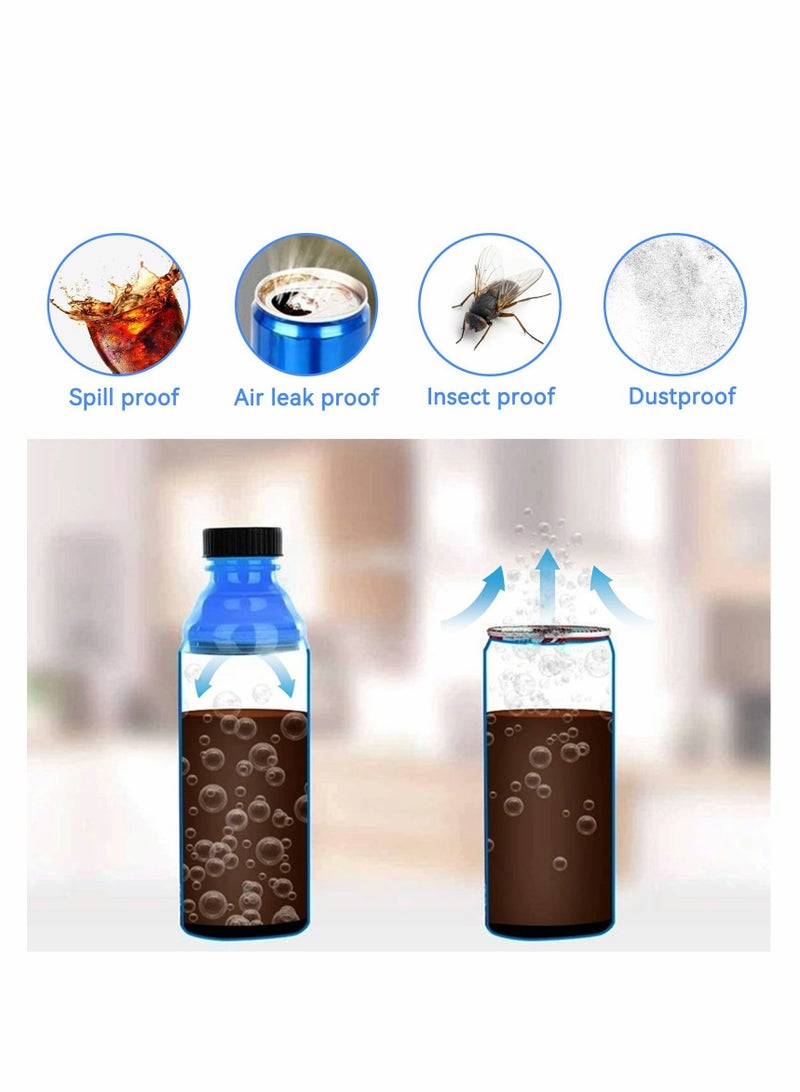 Barakah أغطية علب الصودا أغطية المشروبات أغطية كوكا كولا قابلة للتثبيت على الزجاجات البلاستيكية للحفاظ على البرودة - Image 5