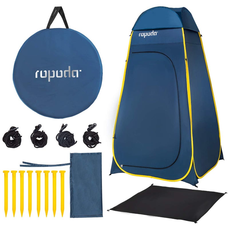 ropoda Pop Up Tent 83" x 48" x 48" Upgrade Privacy Tent, Porta-Potty Changing Portable Changing Room Includes 1 Removable Bottom,8 Stakes,1Removable Rain Cover,1 Carrying Bag - Image 1