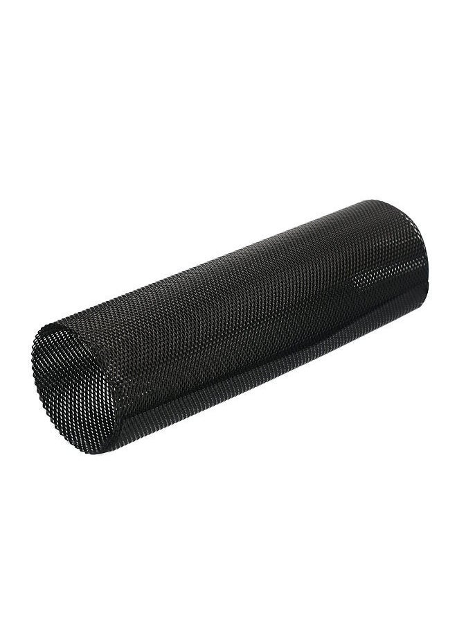 Generic - Car Grill Mesh Sheet Black Painted Aluminum Alloy Grille Mesh Roll Automotive Grille Insert Bumper Rhombic Hole Black - Image 1