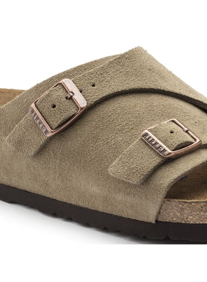 BIRKENSTOCK Zurich Soft Footbed Suede Leather - Taupe - Image 2
