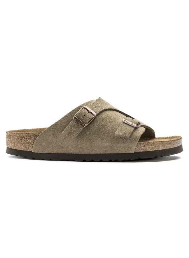 BIRKENSTOCK Zurich Soft Footbed Suede Leather - Taupe - Image 4