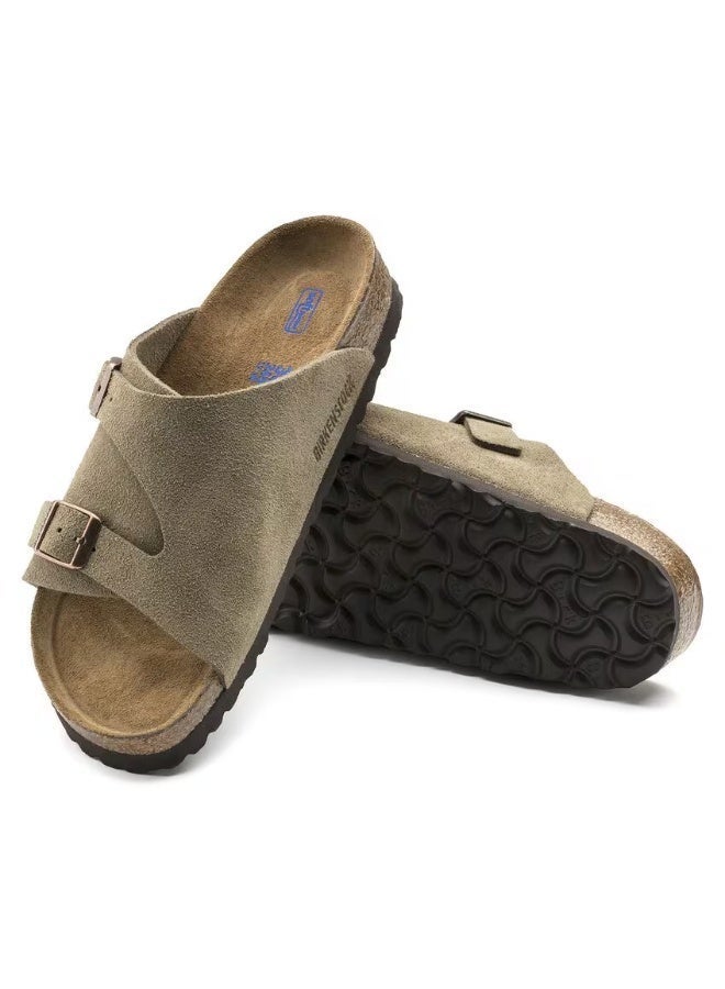 BIRKENSTOCK Zurich Soft Footbed Suede Leather - Taupe - Image 5
