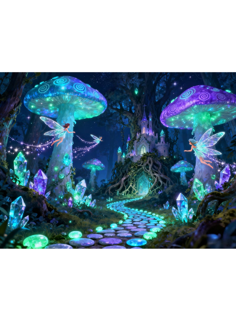 1000-piece puzzle | High-quality fantasy elf world themed puzzle game, holiday-themed - suitable for family entertainment / friendship commemorative gift - Image 1