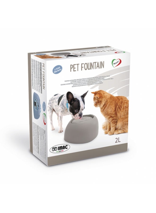 IMAC PET FOUNTAIN-Drinking fountain for Dogs and Cats 32x28x13cm (2L)
