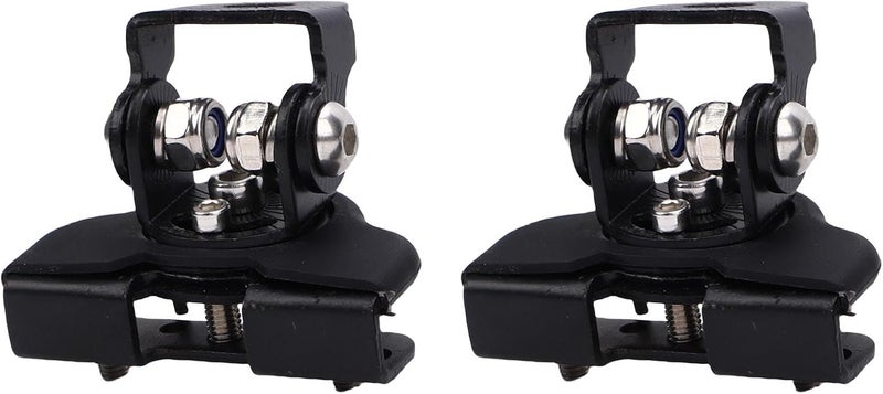 aqxreight Hood Led Light Bar Mounting Bracket, Adjustable Heavy Duty Universal Hood Work Light Pod Mount Clamp Holder for SUVs Trucks ATVs UTVs 2 PCS Steel Rubber (Black) - Image 1