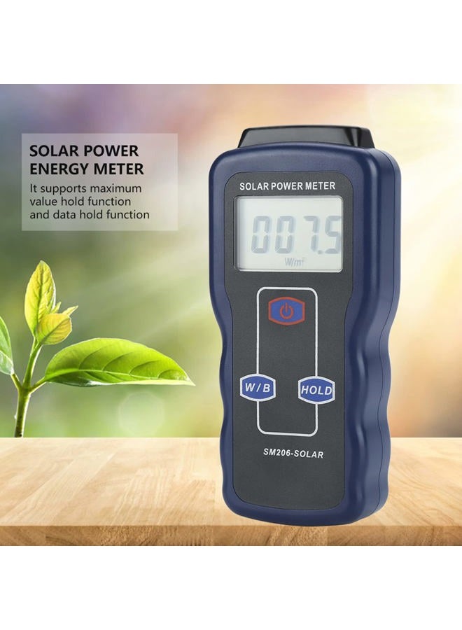 Naroote SM206 Digital Solar Energy Meter Solar Radiation Energy Isolation Tester for Accurate Measurement of Solar Light Intensity - Image 2
