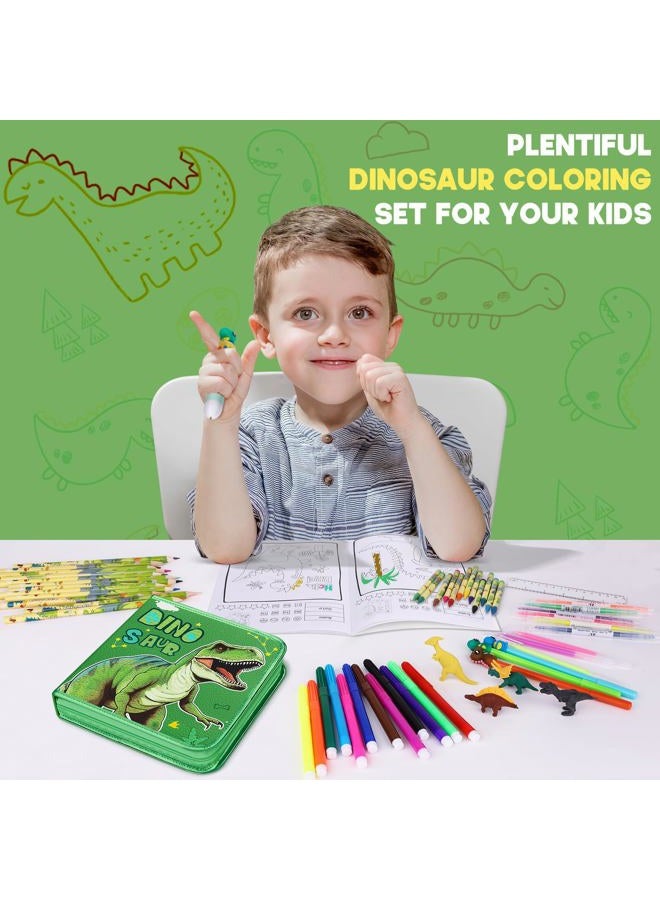 MAIGOZON Dinosaur Fruit Scented Markers Set Kids' Coloring Pens & Markers - Image 5